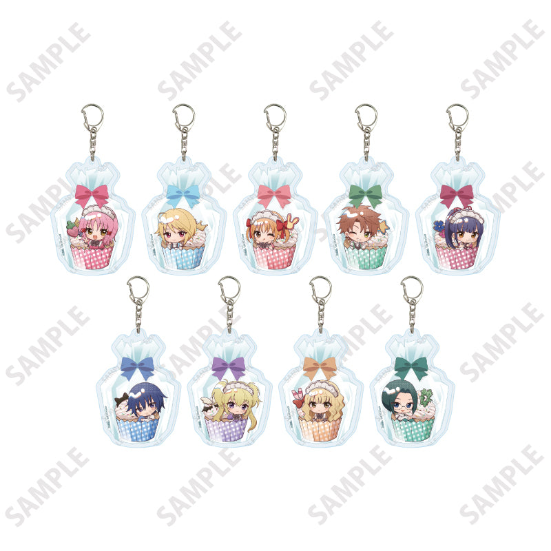【Box/9】アクリルキーホルダー しゅごキャラ! 28 カップケーキVer.(ミニキャライラスト)【予約商品】