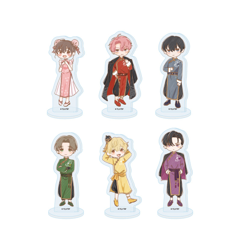 【Box/6】アクリルぷちスタンド 多聞くん今どっち!? 03 チャイナ服Ver.(レトロアートイラスト)【予約商品】