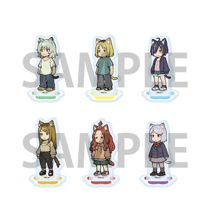 Box/6】アクリルぷちスタンド ヤニねこ 01 公式イラスト【予約商品