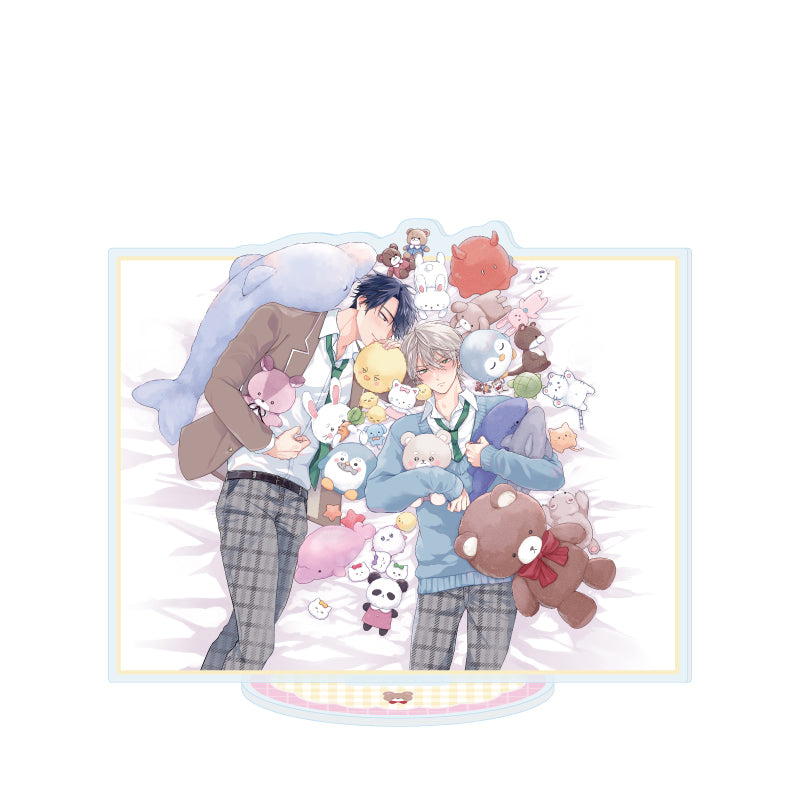 アクリルスタンド エレメンタリー・ファーストラブ 02 笹原仁&吉良山透B(描き下ろしイラスト)【予約商品】