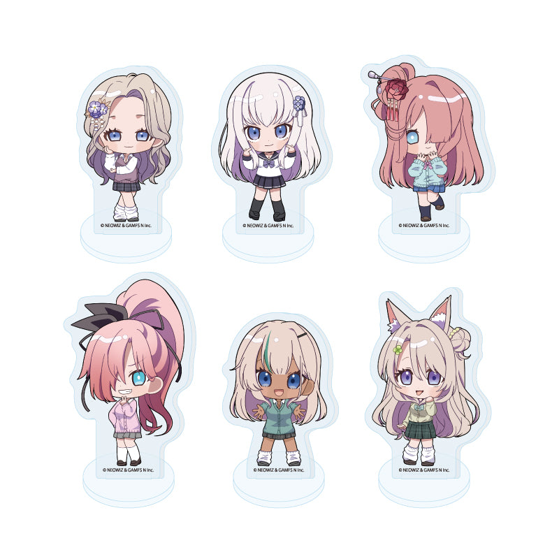 【Box/6】アクリルぷちスタンド ブラウンダスト2 01 平成ギャルVer.(ミニキャライラスト)【予約商品】