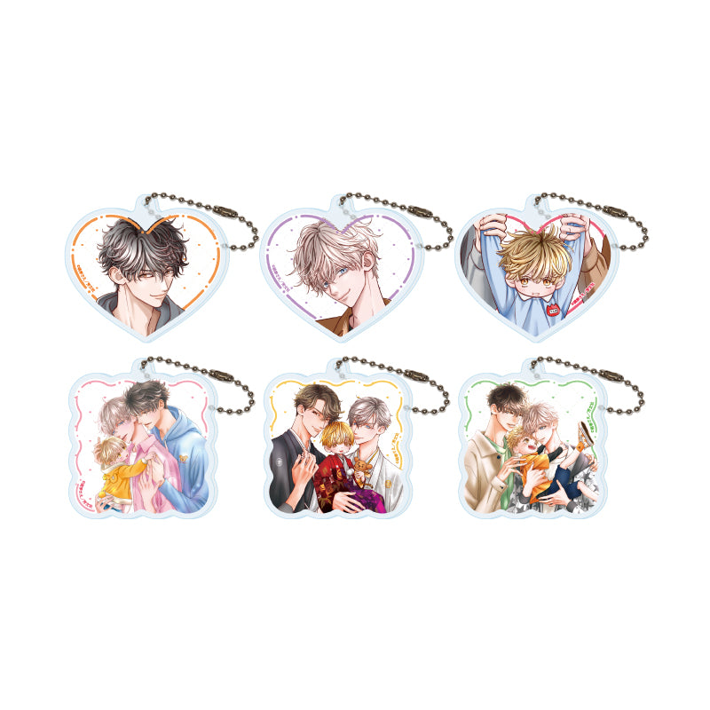 【Box/6】アクリルキーホルダー 子持ちホストの危険な隣人 01 公式&描き下ろしイラスト【予約商品】