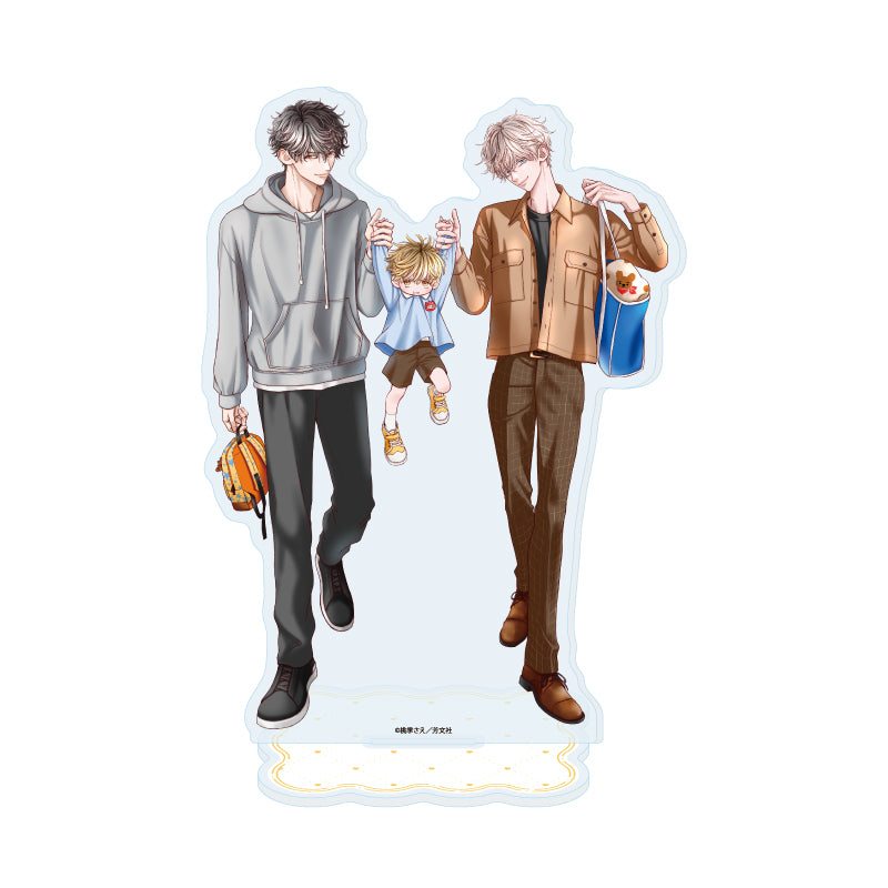 アクリルスタンド 子持ちホストの危険な隣人 01 威吹&聖也&天稀(描き下ろしイラスト)【予約商品】