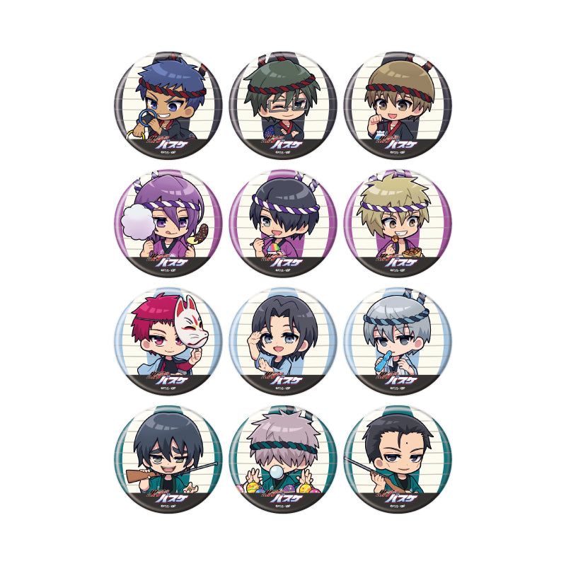 【Box/12】缶バッジ 黒子のバスケ 40 祭りVer.(ミニキャライラスト)【予約商品】