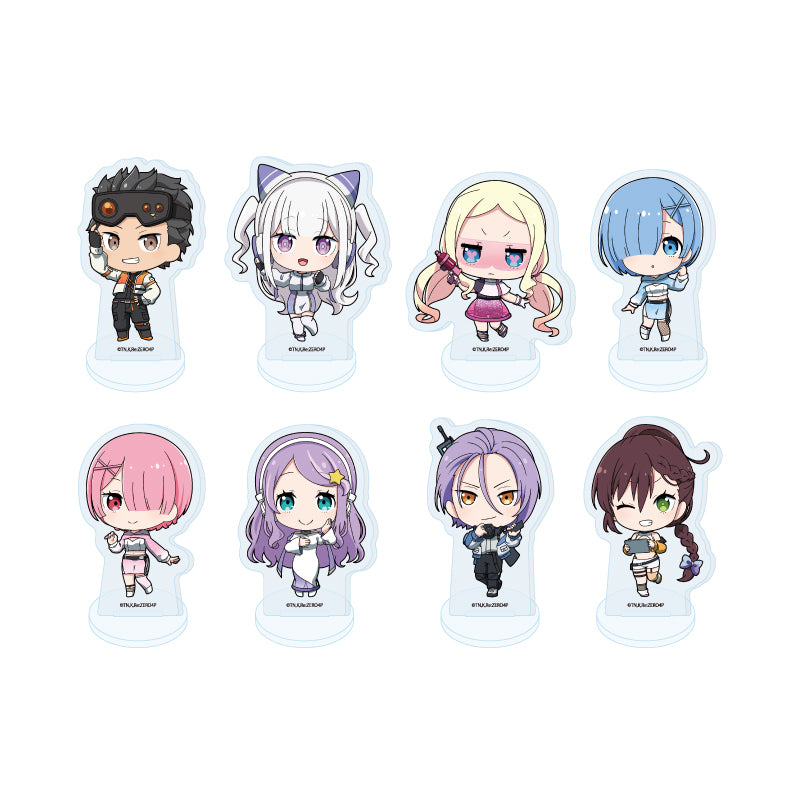 【Box/8】アクリルぷちスタンド Re:ゼロから始める異世界生活 01 星空の探検衣装Ver.(ミニキャライラスト)【予約商品】