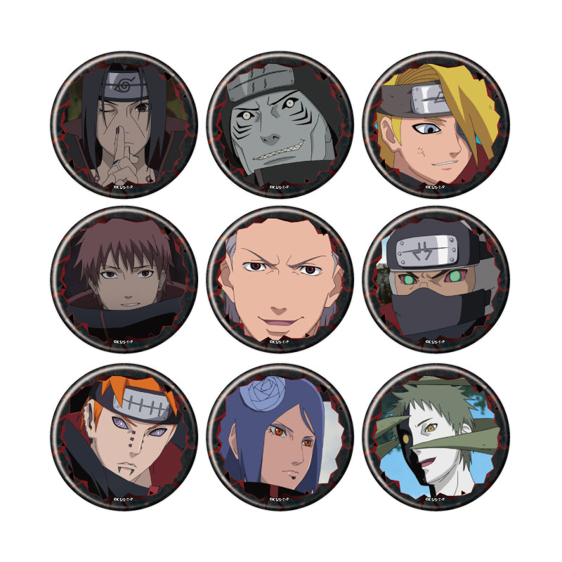 【Box/9】缶バッジ NARUTO-ナルト- 疾風伝 23 場面写イラスト【予約商品】