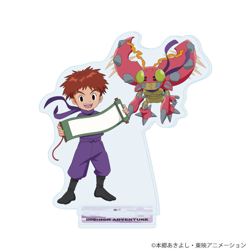 アクリルスタンド デジモンアドベンチャー 28 泉光子郎&テントモン 忍者Ver.(描き下ろしイラスト)【予約商品】