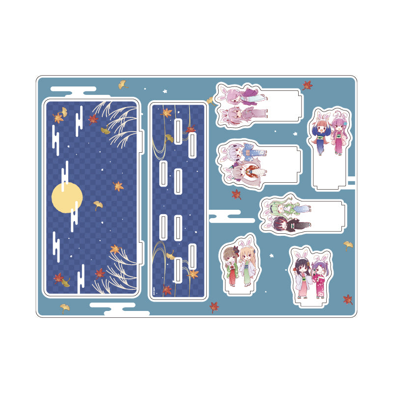 アクリルジオラマ ヘブンバーンズレッド 11 30G&31D お月見Ver.(グラフアートイラスト)【予約商品】
