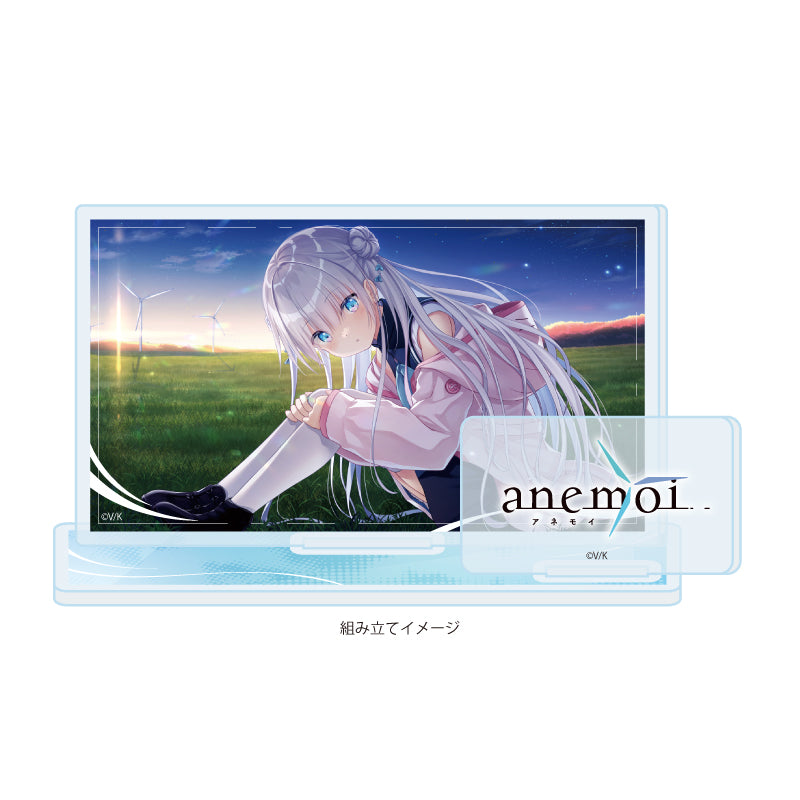 アネモイ　anemoi 辻倉朱比華　きゃらスリーブ　マット　6種セット　key アクリルスタンドプレート anemoi -アネモイ- 01 辻倉朱比華(公式