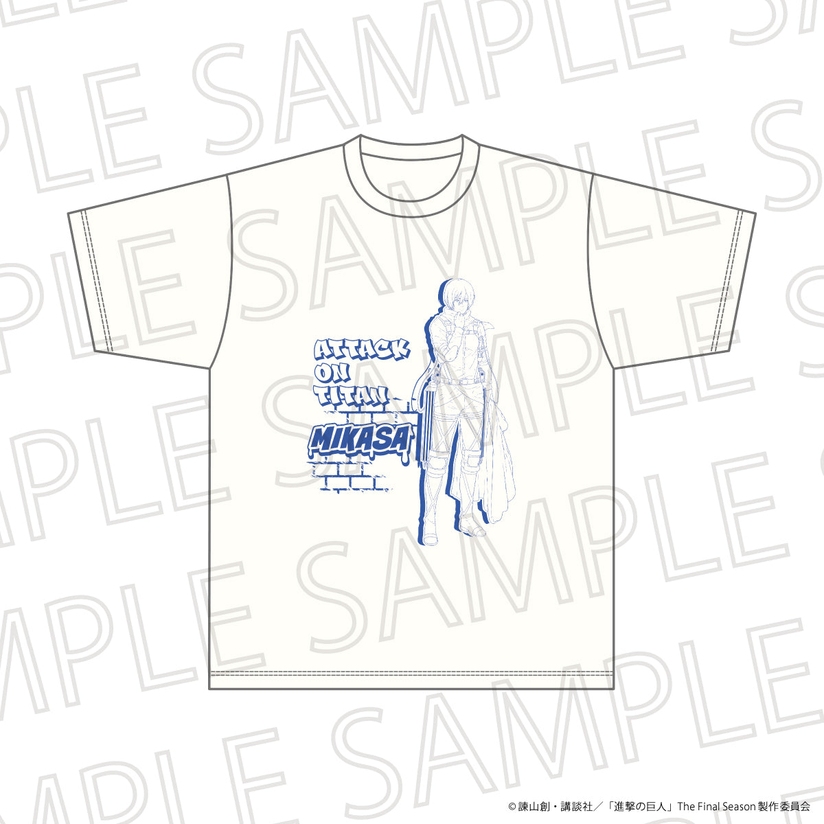 進撃の巨人 The Final Season BIGシルエットTシャツ ミカサ・アッカーマン XLサイズ【予約商品】
