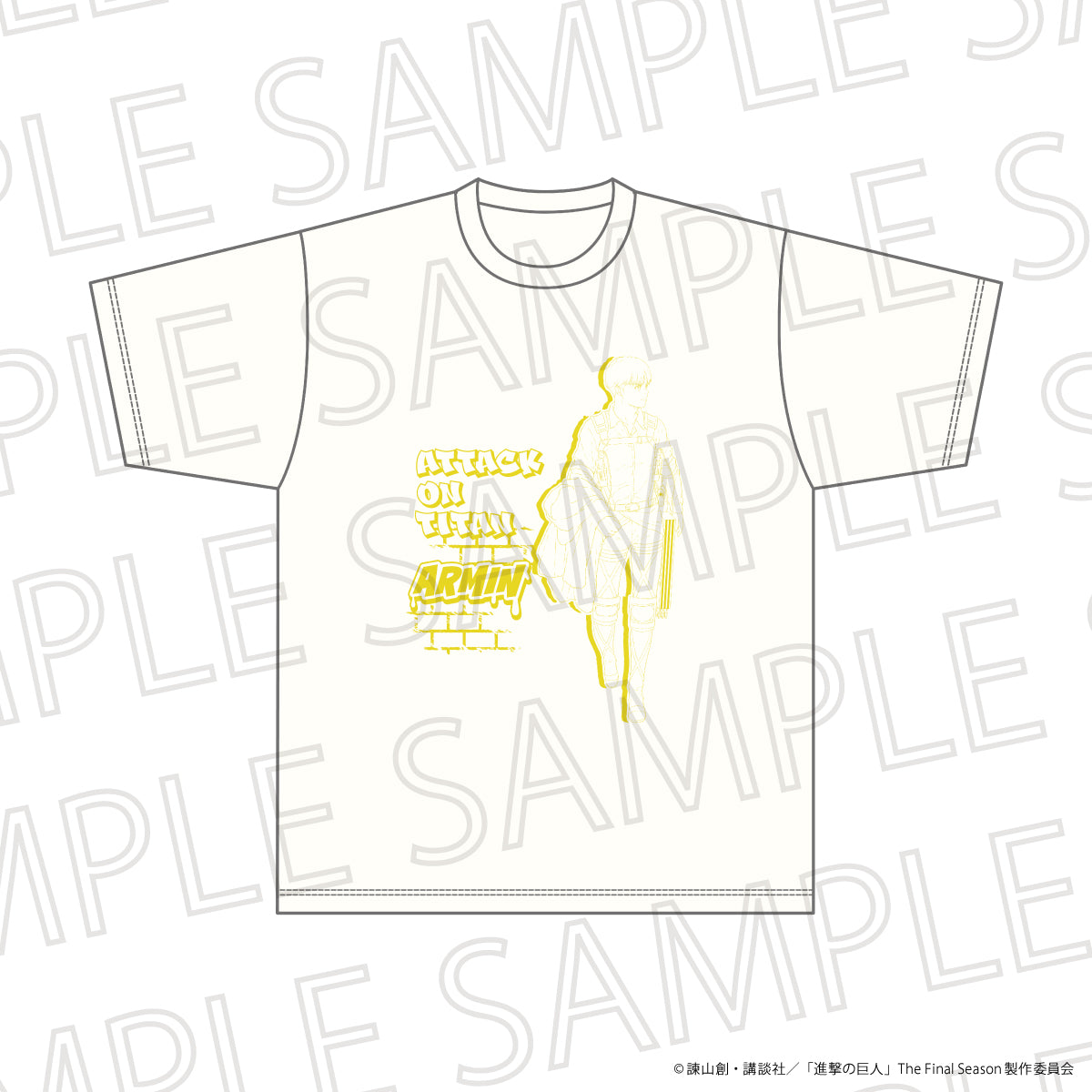 進撃の巨人 The Final Season BIGシルエットTシャツ アルミン・アルレルト XLサイズ【予約商品】