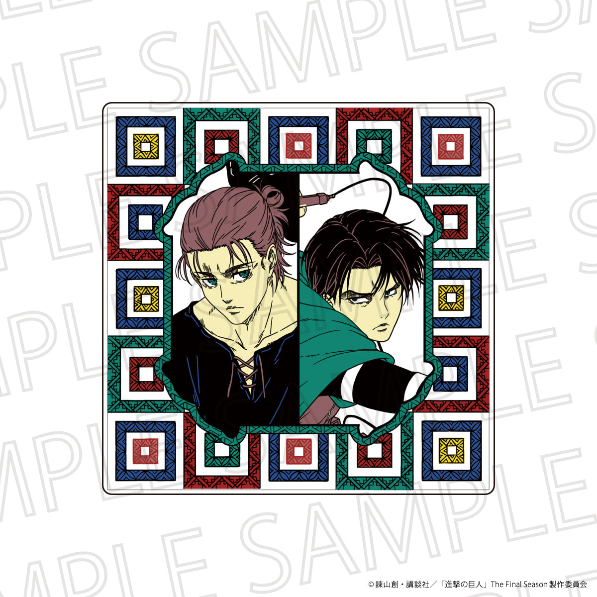 進撃の巨人 The Final Season 九谷焼アートタイル【予約商品】