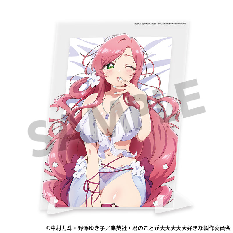 君のことが大大大大大好きな100人の彼女 描き下ろしビジュアルアクリルプレート 花園羽々里 A【予約商品】