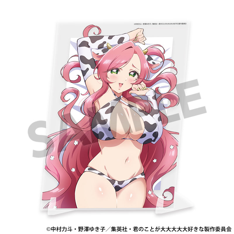 君のことが大大大大大好きな100人の彼女 描き下ろしビジュアルアクリルプレート 花園羽々里 B【予約商品】