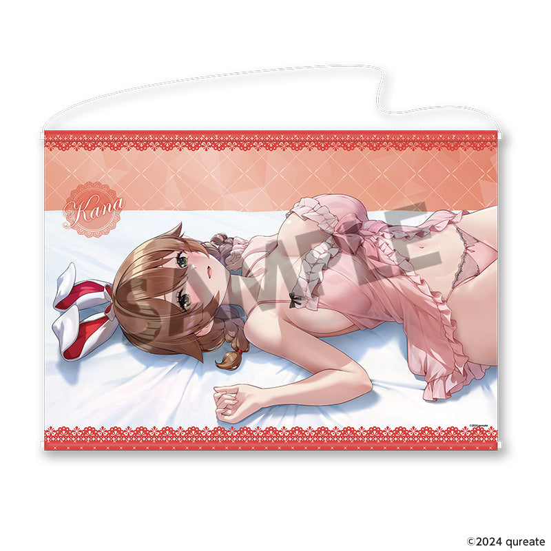 バニーガーデン 描き下ろしB2タペストリー 花奈 添い寝A Ver.【予約商品】