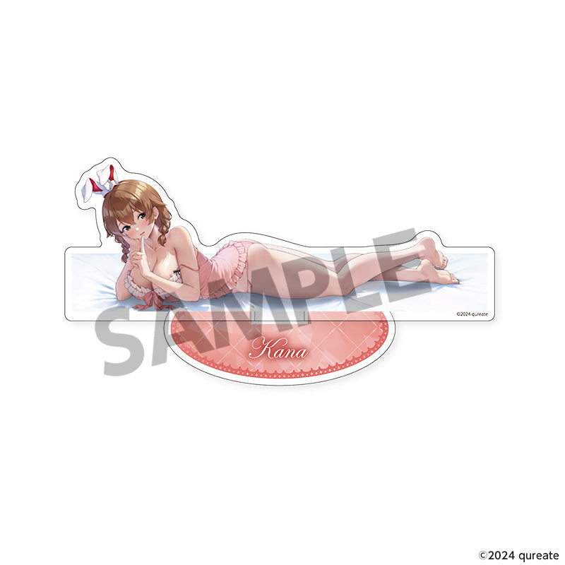 バニーガーデン 描き下ろしアクリルスタンド 花奈 添い寝B Ver.【予約商品】