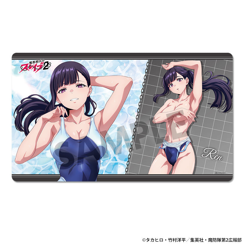 魔都精兵のスレイブ2 描き下ろしラバーマット 山城恋 競泳水着Ver.【予約商品】
