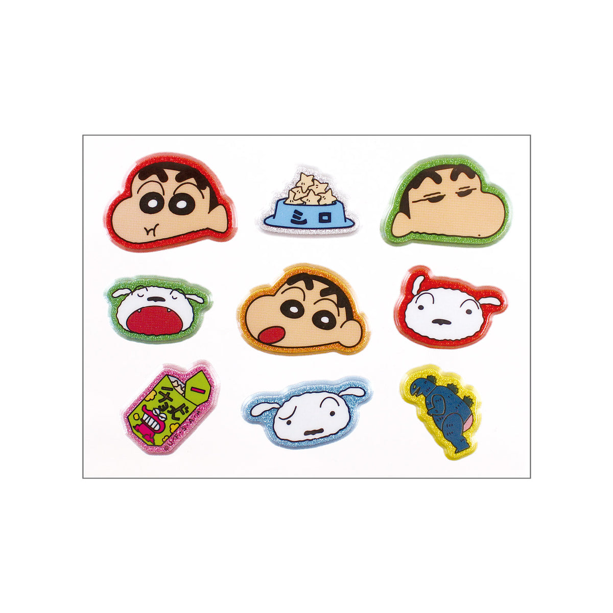 クレヨンしんちゃん スライダーポーチ入りキラキラマシュマロシール コラージュ/どーん【予約商品】