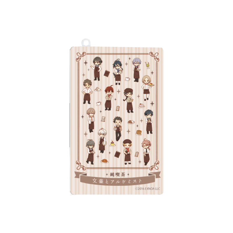折りたたみマスクケース 文豪とアルケミスト 01 純喫茶Ver.(レトロアートイラスト)【お取り寄せ商品】