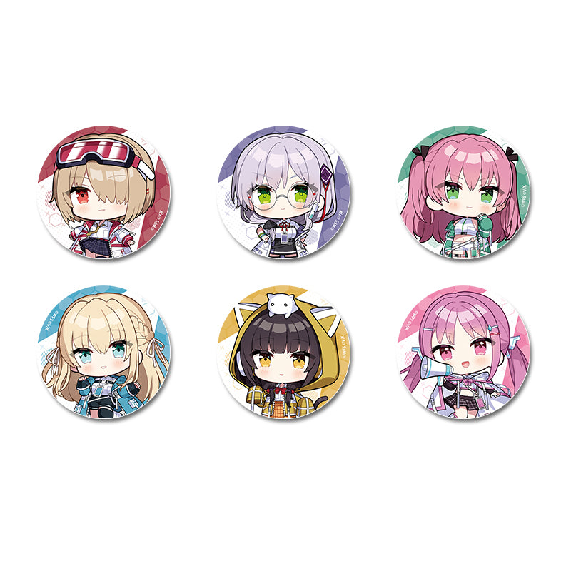 【Box/6】ヘブンバーンズレッド ぷちちょこトレーディング缶バッジ サイバーパンクVer.【予約商品】
