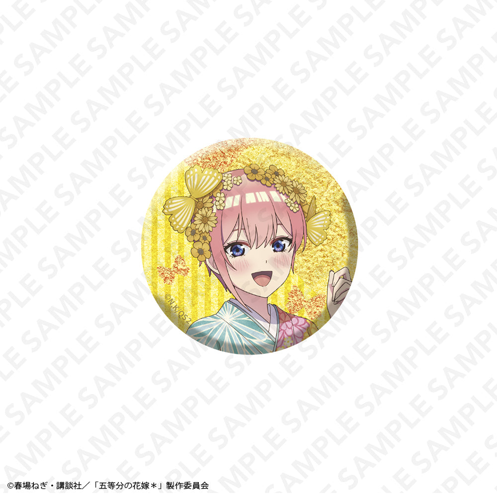 五等分の花嫁* グリッター57mm缶バッジ 中野一花【予約商品】