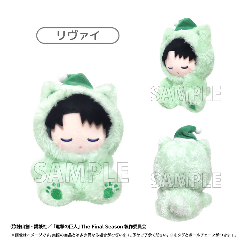 進撃の巨人 おやすみシリーズ おやすみたぴぬい Vol.1 リヴァイ【予約商品】