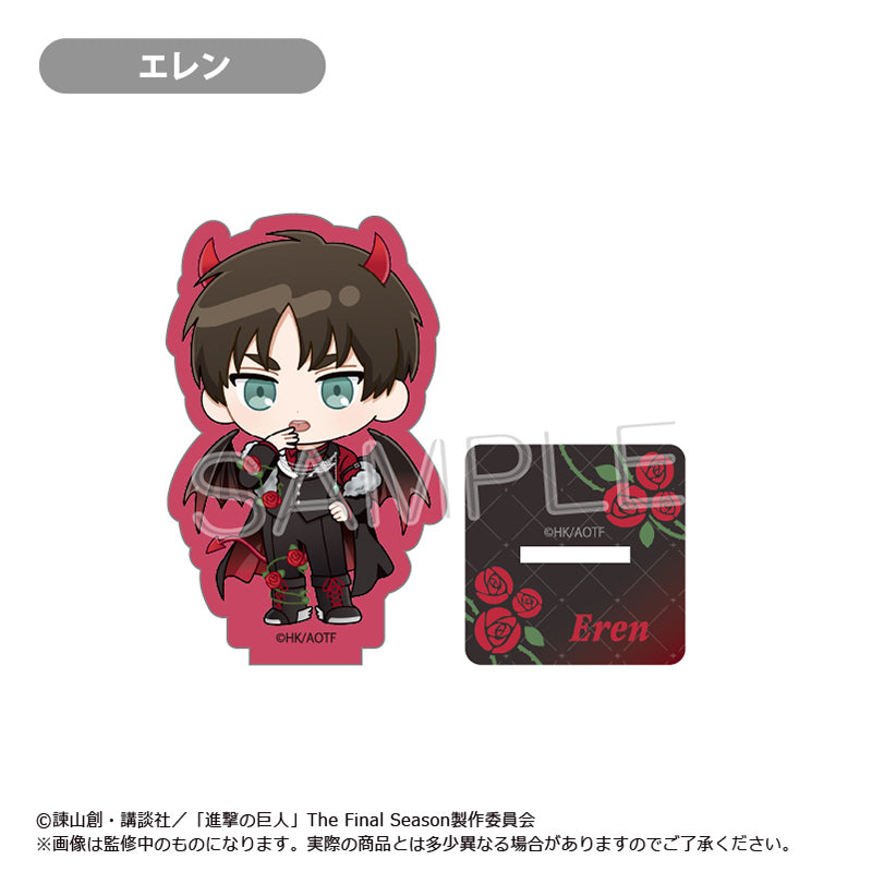進撃の巨人 ミニキャラアクリルスタンド DEVIL Ver. エレン【予約商品】