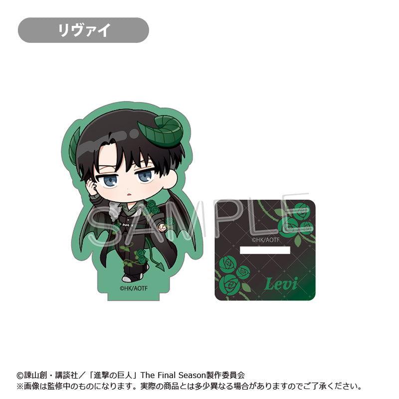 進撃の巨人 ミニキャラアクリルスタンド DEVIL Ver. リヴァイ【予約商品】