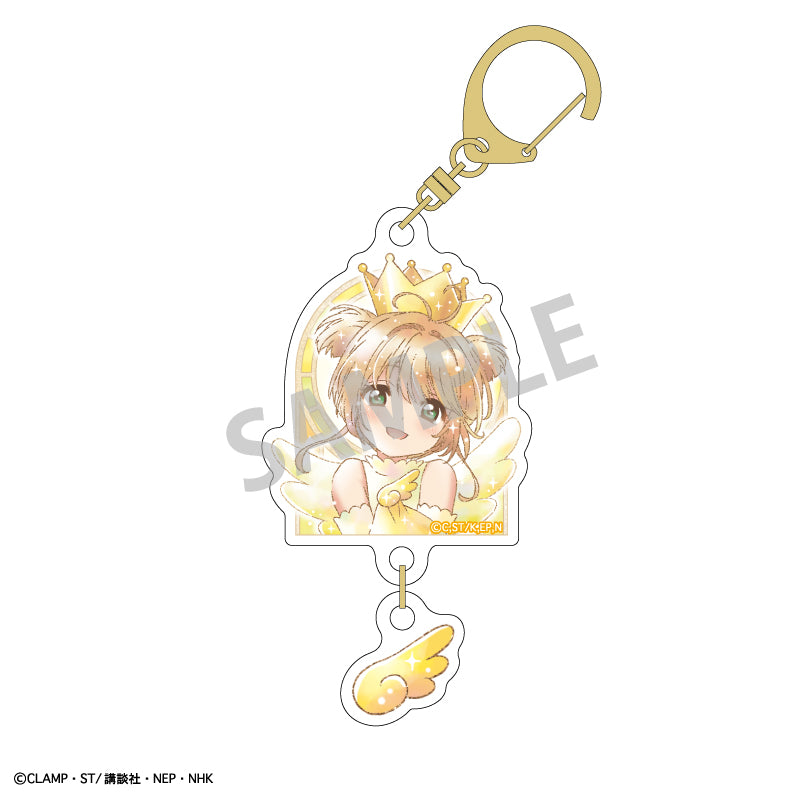 カードキャプターさくら クリアカード編 ダブルパーツアクリルキーホルダー 木之本桜A カミアニTOUCH【予約商品】