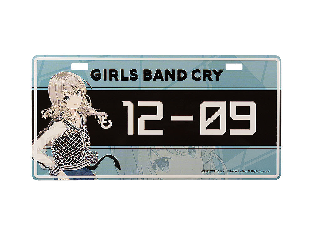 ガールズバンドクライ GIRLS BAND CRY ナンバープレート風プレート 河原木桃香【予約商品】