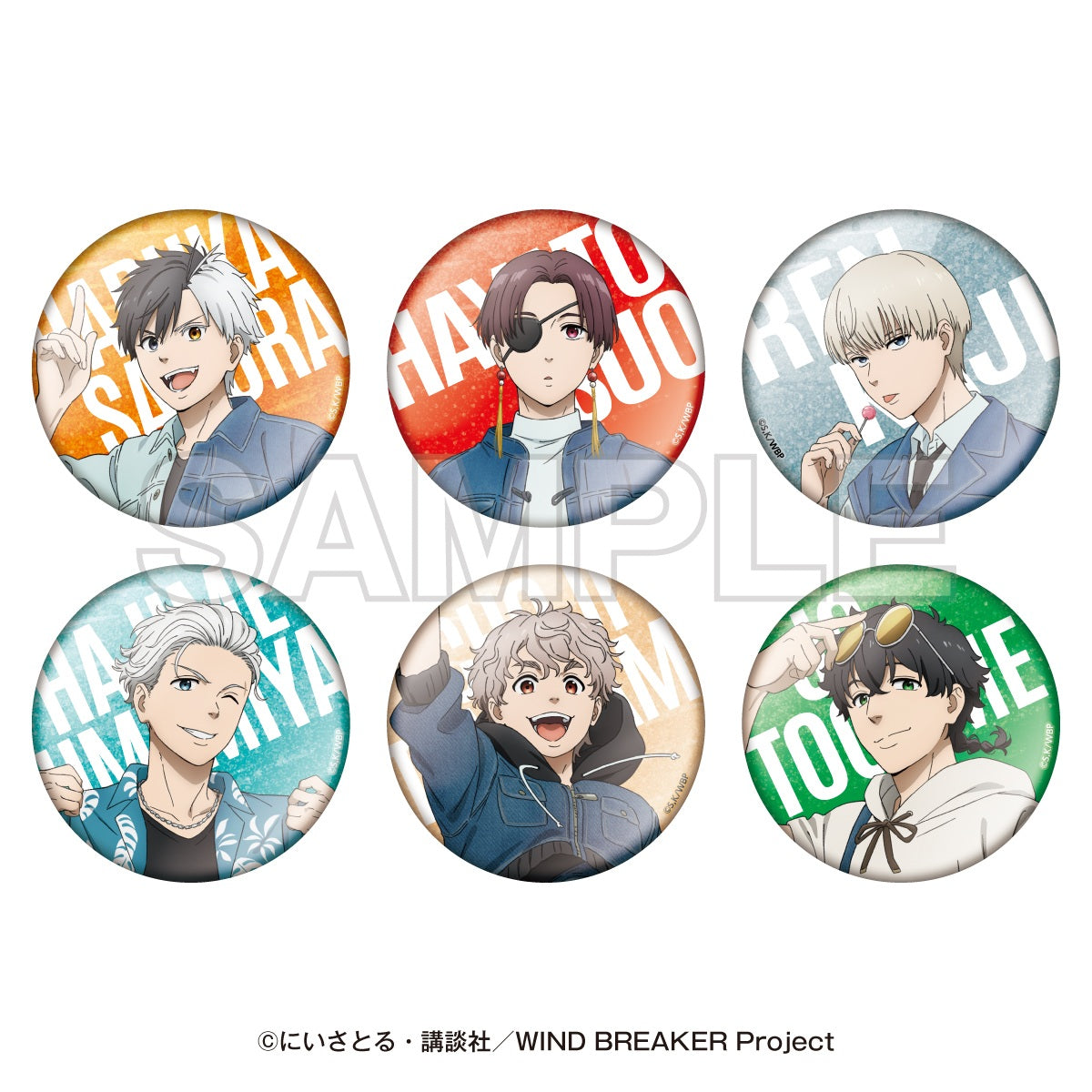 【Box/6】WIND BREAKER -SUMMER WIND VACATION- トレーディング缶バッジ【予約商品】