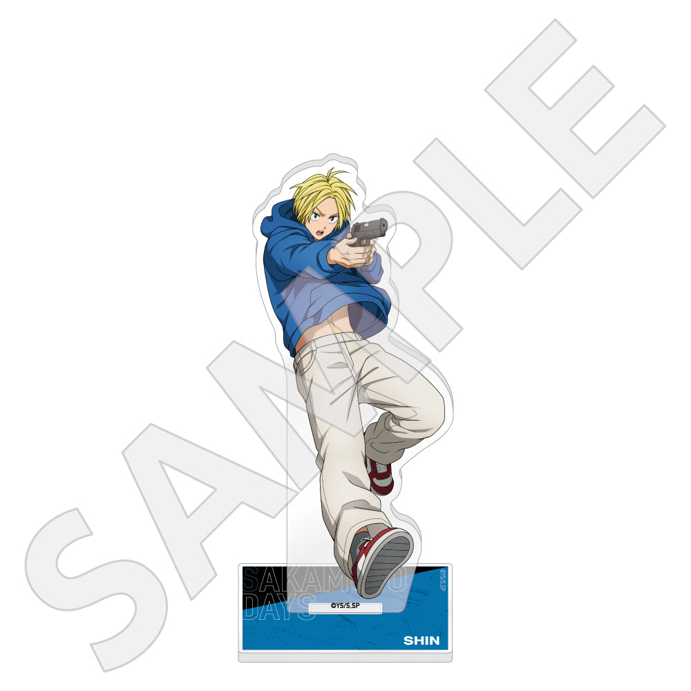ViViD SHIN シン　アクリルスタンド　アクスタ　ライブ　銀テープ　グッズ SAKAMOTO DAYS アクリルスタンド 朝倉シン【予約商品】 - Tokyo Otaku Mode