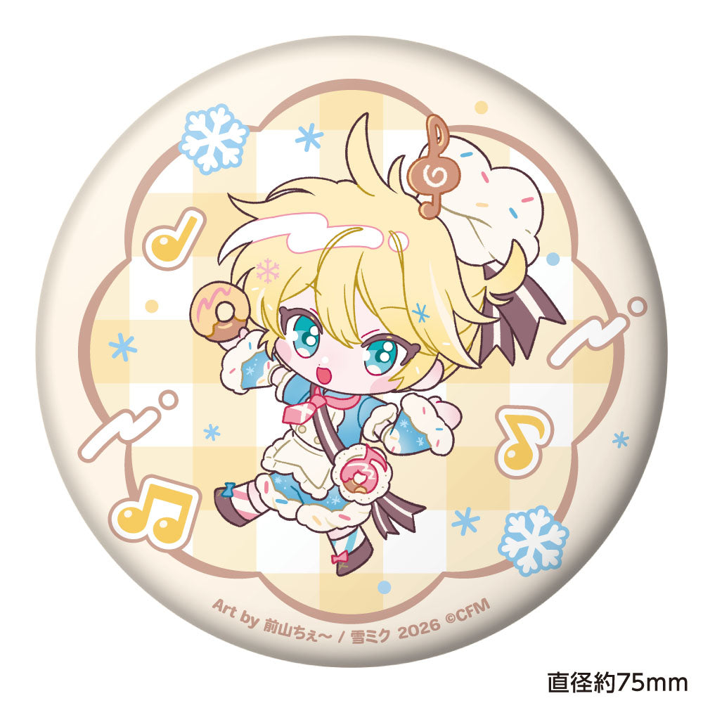 SNOW MIKU 2026 ぷにぷに缶バッジ 鏡音レン 前山ちぇーVer.【予約商品