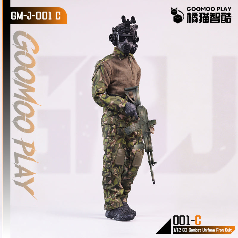 GOOMOO G3コンバットウェア 1/12スケール可動フィギュア用着せ替え服 GM-J-001-C【予約商品】