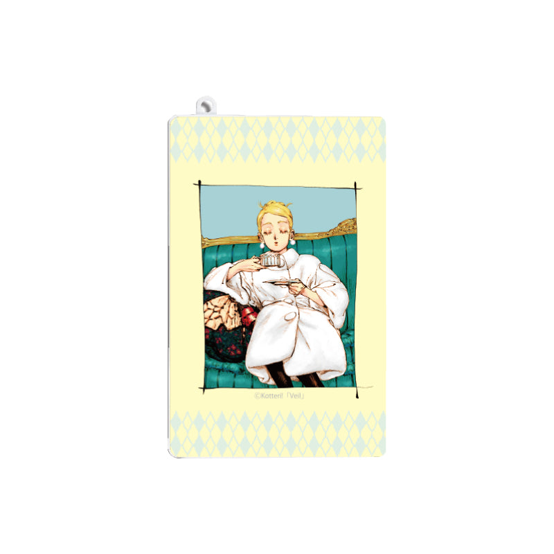 折りたたみマスクケース Veil 01 彼女(公式イラスト)【お取り寄せ商品】