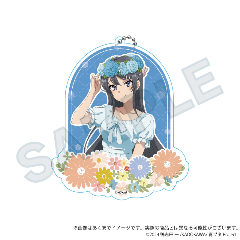 青春ブタ野郎シリーズ ビッグアクリルキーホルダー 花冠Ver. 桜島麻衣【予約商品】