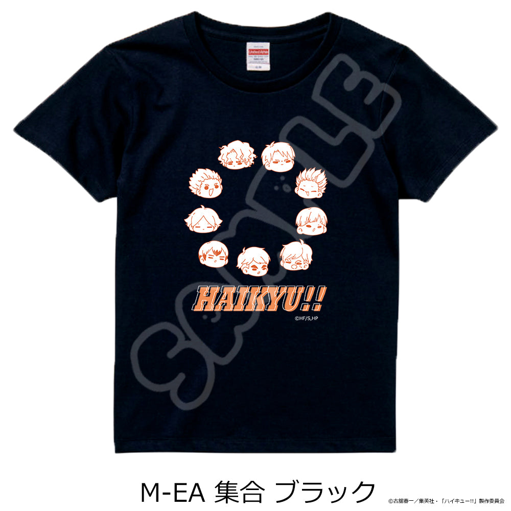ハイキュー!! 第11弾 Tシャツ M-EA 集合 ブラック Lサイズ【予約商品】
