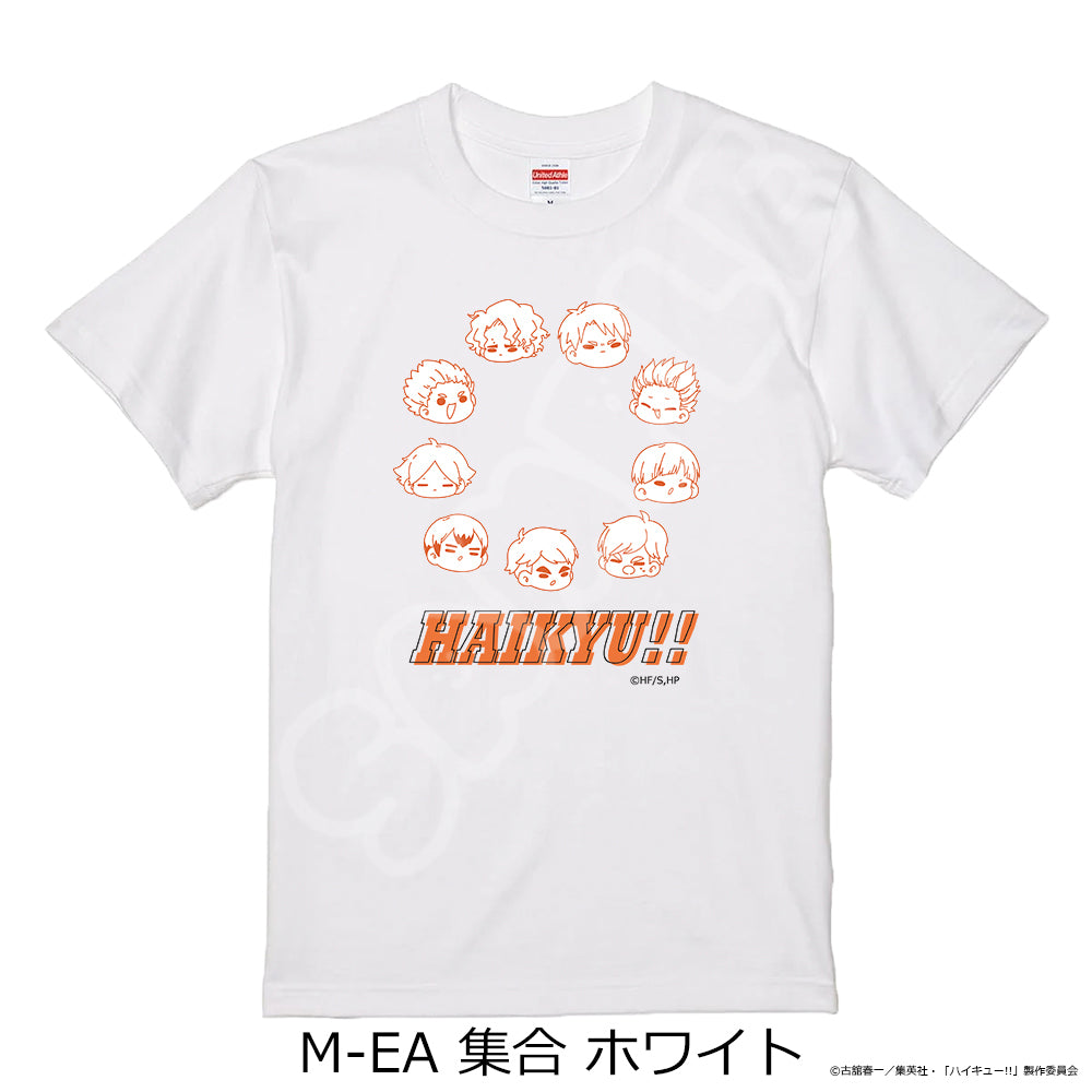 ハイキュー!! 第11弾 Tシャツ M-EA 集合 ホワイト Sサイズ【予約商品