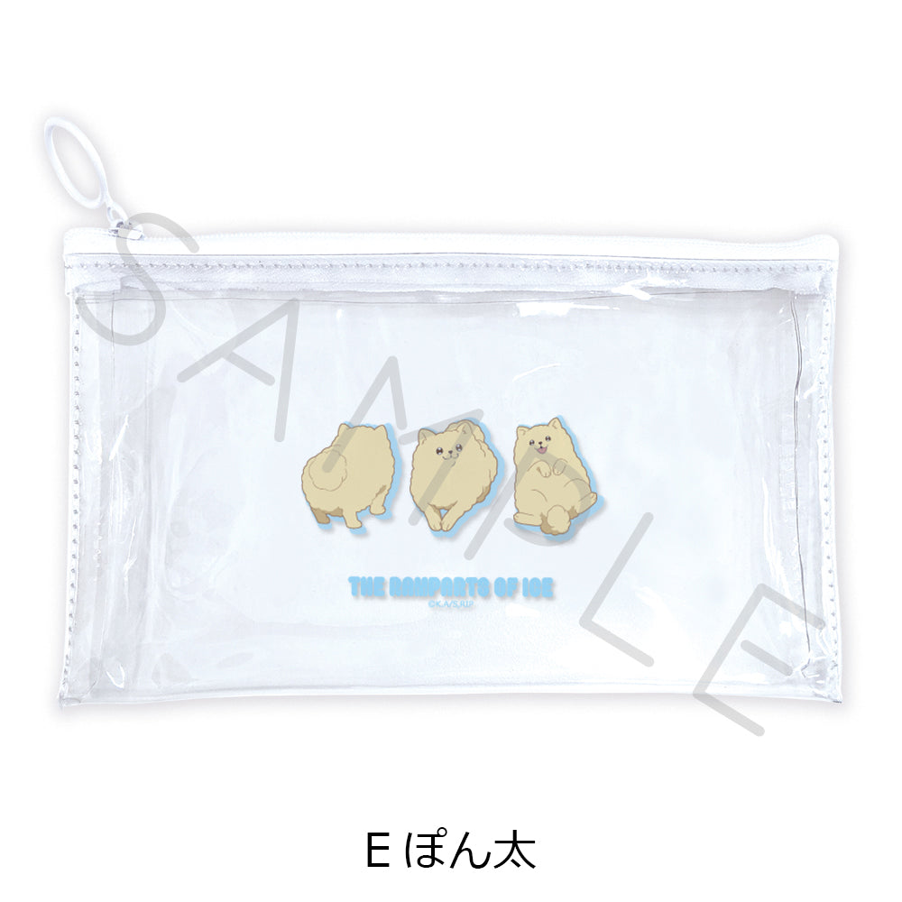 氷の城壁 フラットクリアポーチ E ぽん太【予約商品】 - Tokyo Otaku Mode