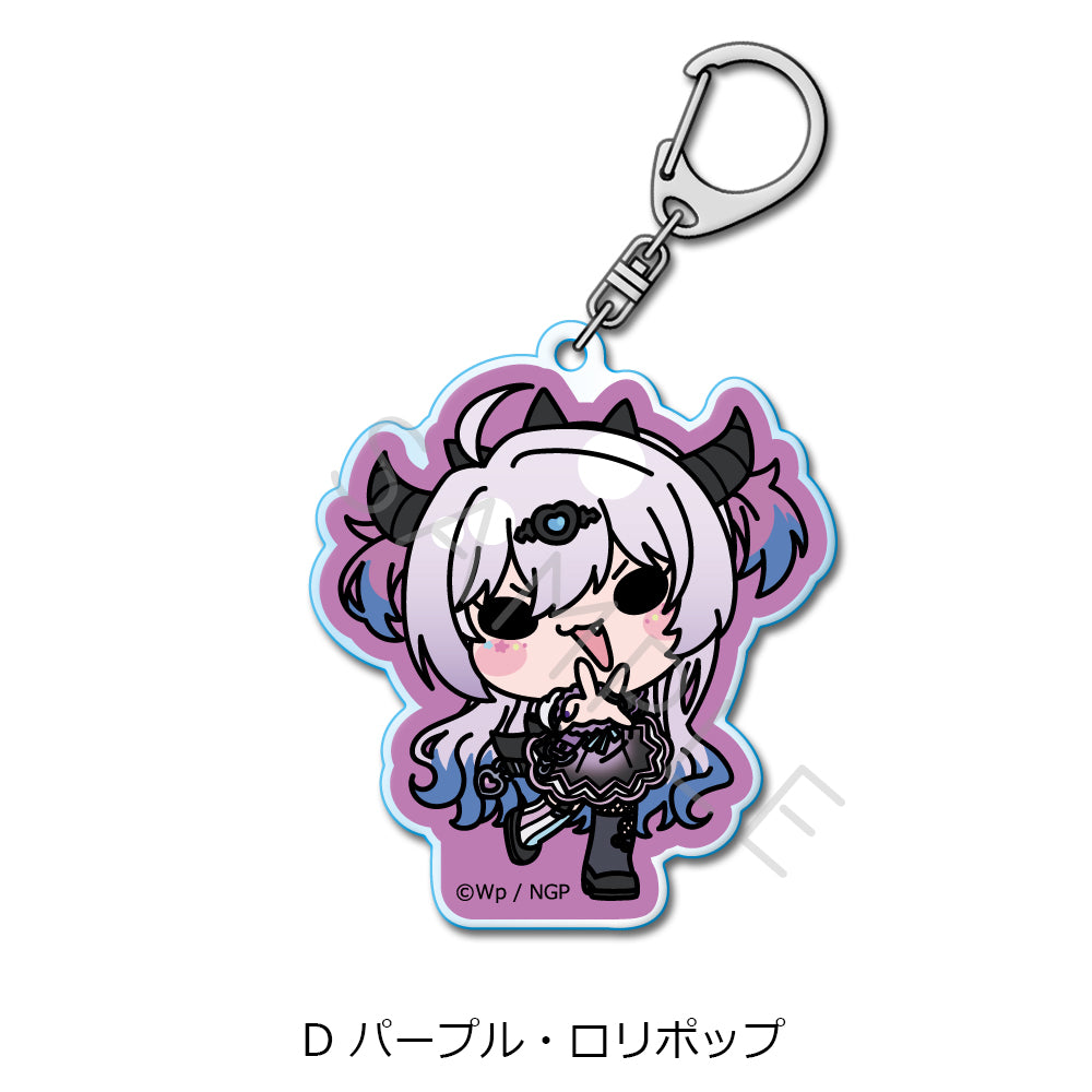 NEEDY GIRL OVERDOSE アクリルキーホルダー D パープル・ロリポップ【予約商品】