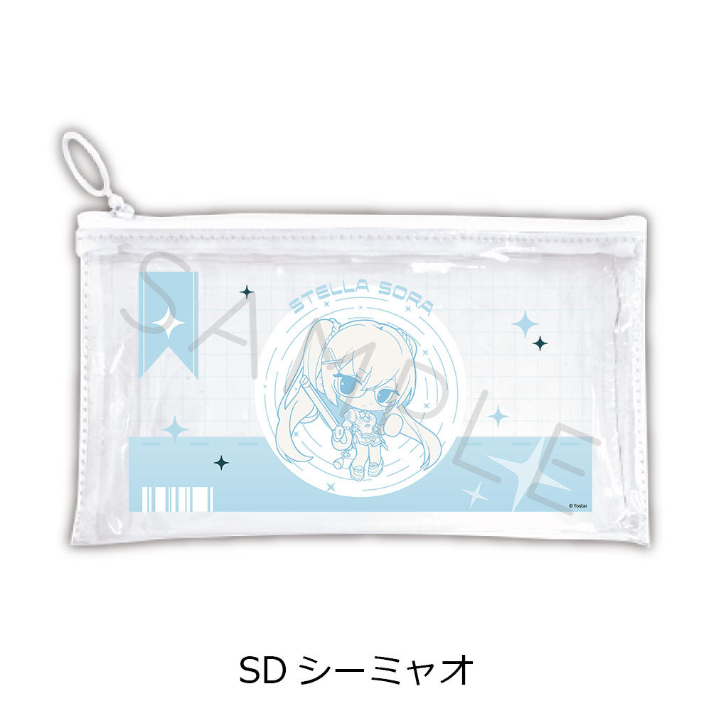 ステラソラ 第2弾 フラットクリアポーチ SD シーミャオ【予約商品】