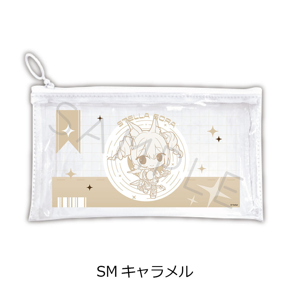ステラソラ 第2弾 フラットクリアポーチ SM キャラメル【予約商品】