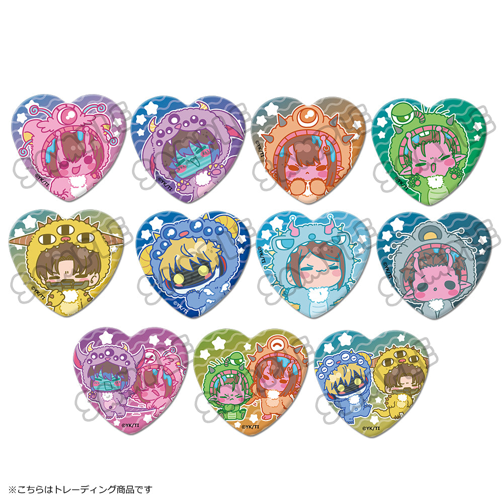 【Box/11】銀河特急 ミルキー☆サブウェイ ハート型缶バッジ(mochocho第2弾)【予約商品】