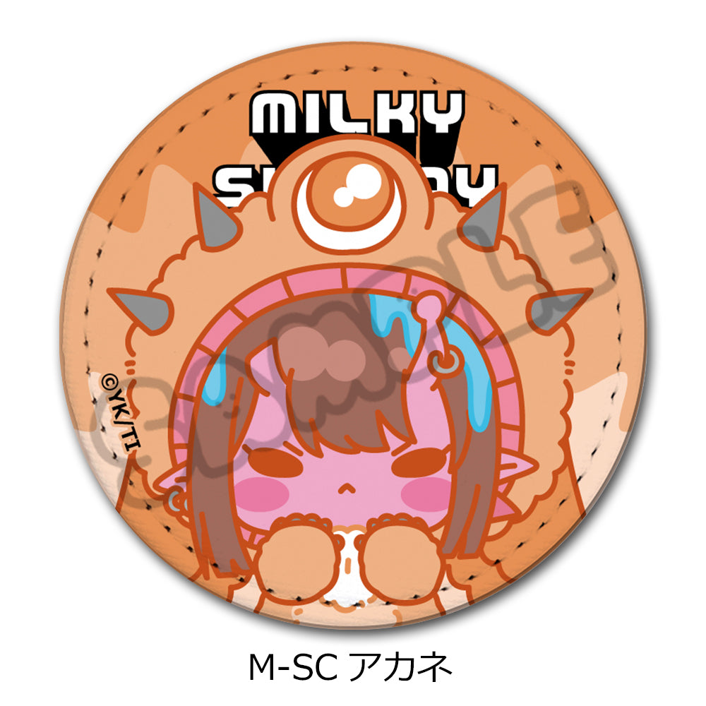 銀河特急 ミルキー☆サブウェイ レザーバッジ(丸形)(mochocho第2弾) M-SC アカネ【予約商品】