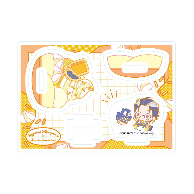 ゆらゆらアクリルスタンド ヒプノシスマイク SANRIO NAKAYOKU EDIT 14 躑躅森盧笙×パタパタペッピー(コラボイラスト)【予約商品】