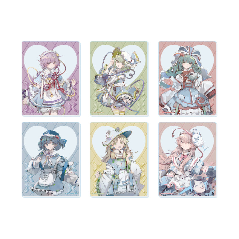 【Box/6】アクリルカード 東方Project 08 天使界隈Ver.(描き起こしイラスト)【予約商品】