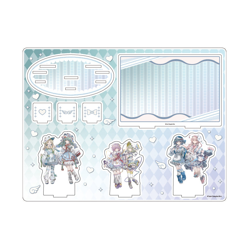 アクリルジオラマ 東方Project 08 集合デザイン 天使界隈Ver.(描き起こしイラスト)【予約商品】
