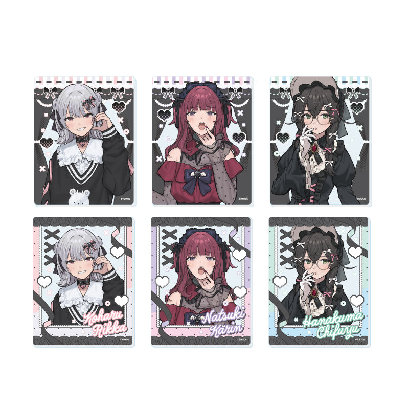 【BOX/6】アクリルカード TOKYO6キャラクターズ 01 描き下ろしイラスト【予約商品】