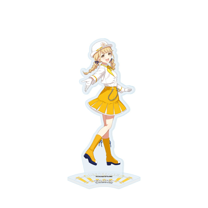 [新品]りんご娘 アクスタ 4人セット モドコモード衣装 アクリルスタンド アクリルスタンド 学園アイドルマスター 75 藤田ことね 駅員風衣装Ver