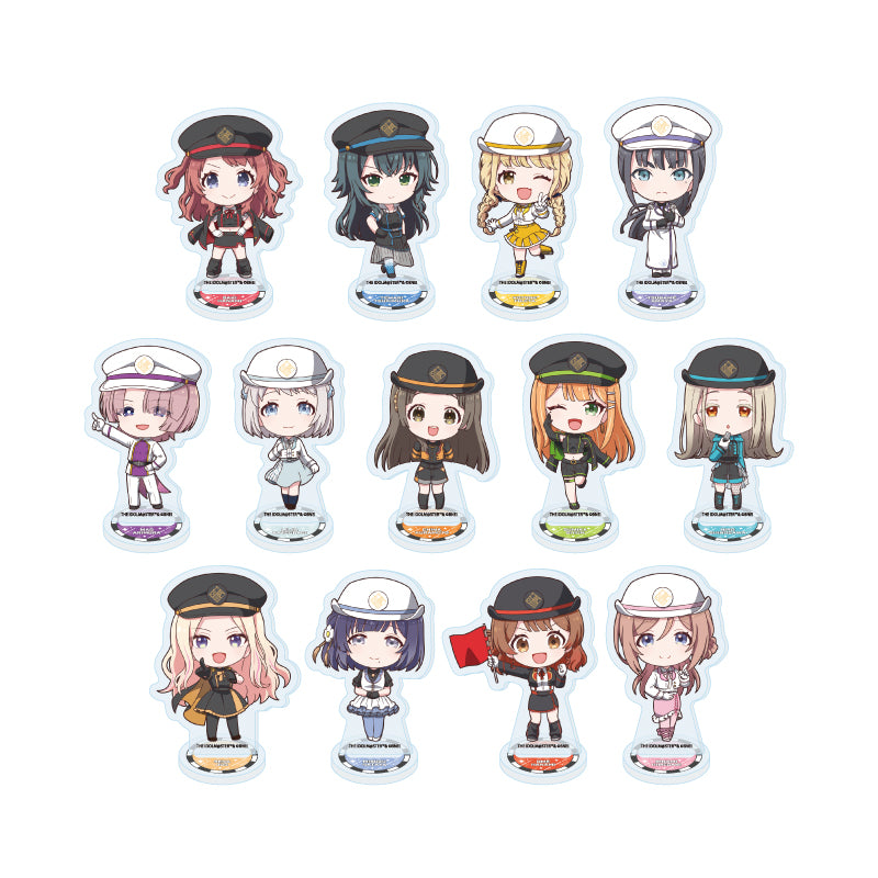 【Box/13】アクリルぷちスタンド 学園アイドルマスター 06 駅員風衣装Ver.(ミニキャライラスト)